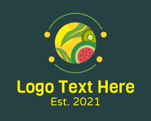 Cooler - Healthy Fruit Food logo design