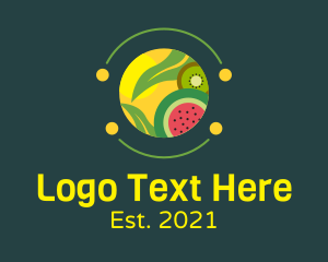 Food - Healthy Fruit Food logo design
