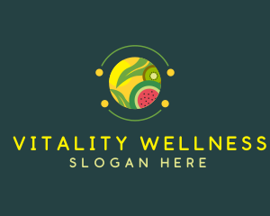 Healthy Fruit Food logo design