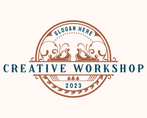 Workshop - Rustic Carpentry Workshop logo design
