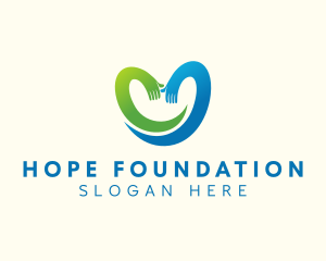 Nonprofit - Hand Heart Foundation logo design
