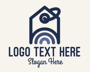 Wave - Real Estate Price Tag logo design