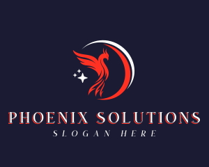 Phoenix - Mythical Bird Phoenix logo design