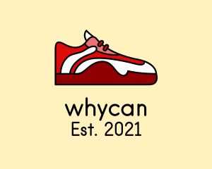 Canvas Shoe - Fashion Sneaker Shoe logo design