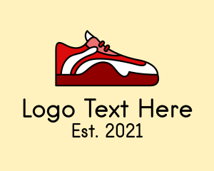 Footwear - Fashion Sneaker Shoe logo design