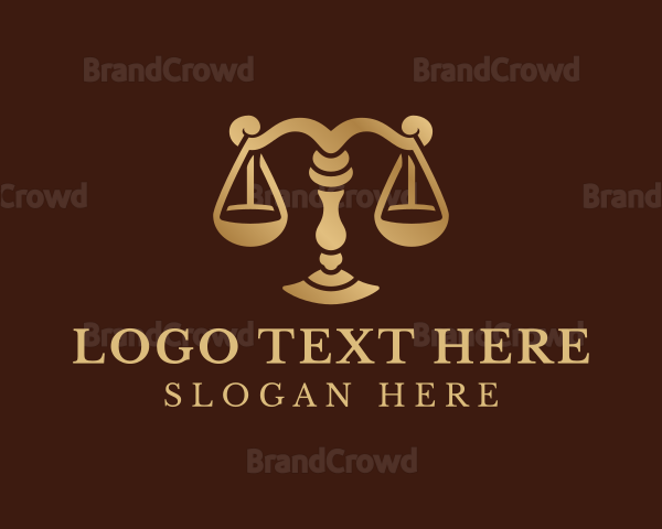 Lawyer Legal Scale Logo
