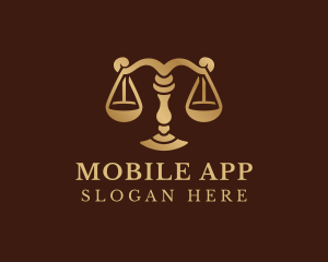 Badge - Lawyer Legal Scale logo design