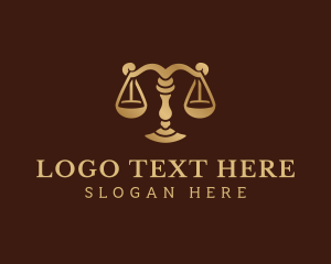 Scale - Lawyer Legal Scale logo design
