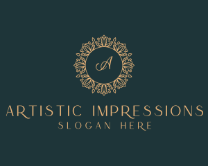 Floral Luxury Ornament logo design