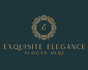 Exquisite - Floral Luxury Ornament logo design