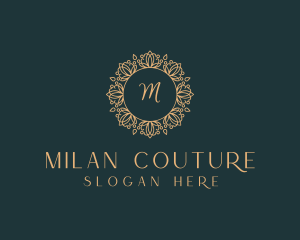 Floral Luxury Ornament logo design