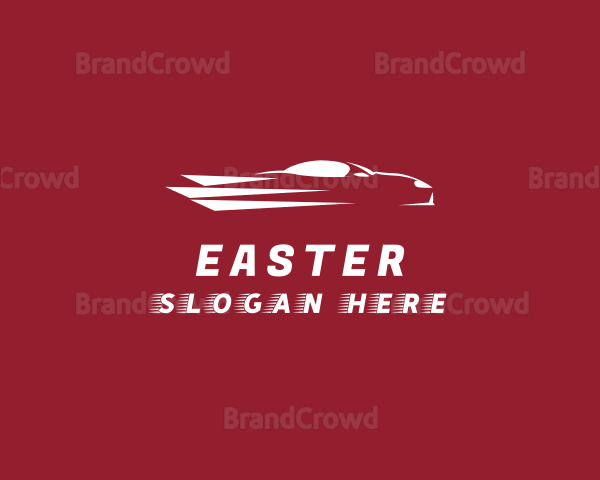 Fast Racing Car Automobile Logo