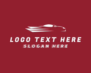 Speed - Fast Racing Car Automobile logo design
