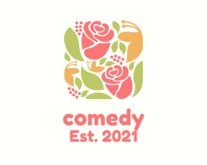 Gardener - Rose Pattern Design logo design