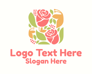 Rose Pattern Design  Logo