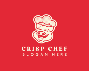 Laughing Pig Chef logo design