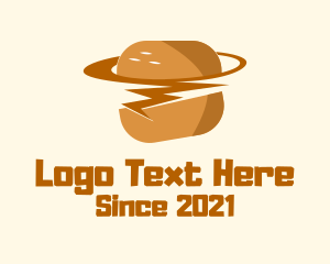 Food Delivery - Lightning Burger Diner logo design
