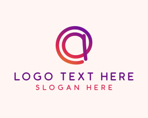 Letter A - Generic Email Symbol logo design