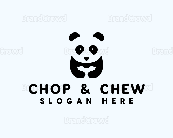 Panda Bear Animal Logo