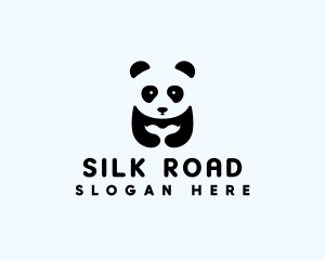 Panda Bear Animal logo design