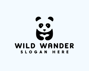 Panda Bear Animal logo design