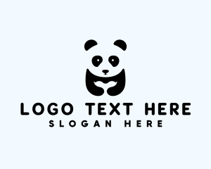 Panda Bear Animal Logo