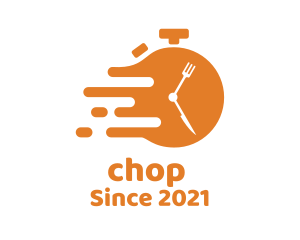 Speed - Orange Fast Food Diner logo design
