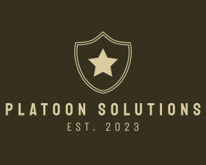 Platoon - Security Armed Forces logo design