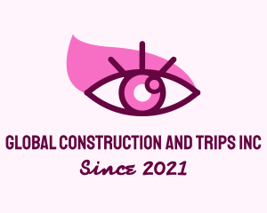 Cosmetics - Eye Makeup Contact Lens logo design