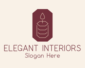 Scented Candle Decor logo design