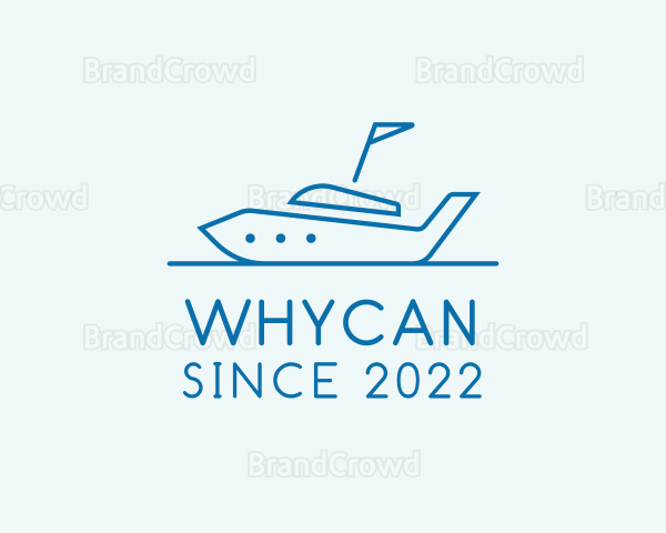 Transport Yacht Boat Logo