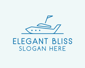 Transport Yacht Boat  Logo