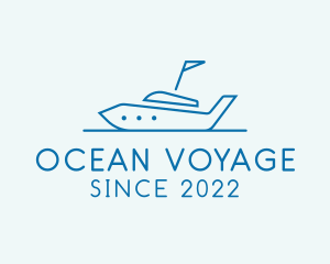 Transport Yacht Boat  logo design