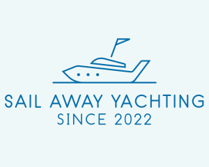 Transport Yacht Boat  logo design