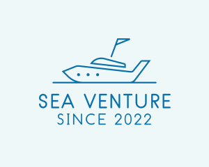 Transport Yacht Boat  logo design