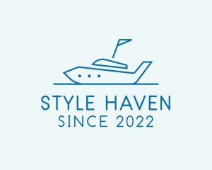 Shipping - Transport Yacht Boat logo design