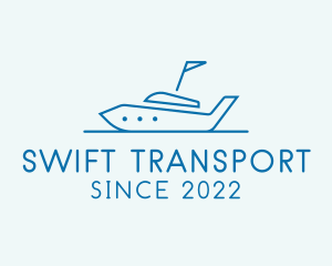 Transport Yacht Boat  logo design