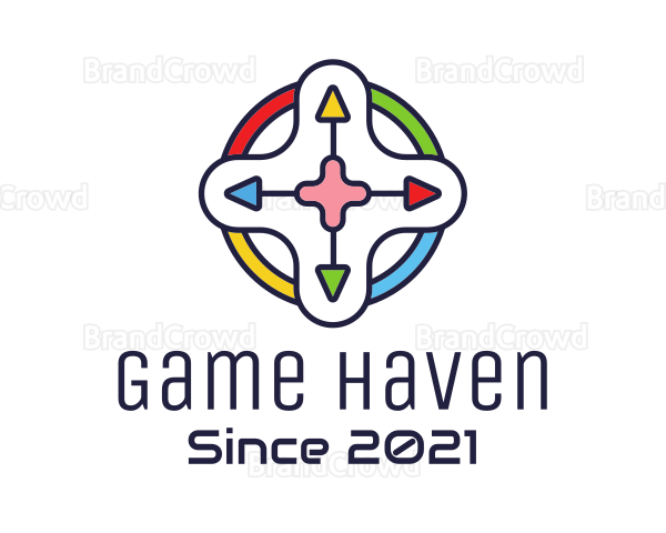 Multicolor Game Controller Logo
