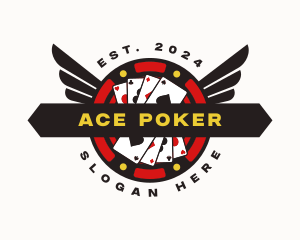 Poker - Poker Chip Casino logo design