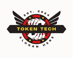 Token - Poker Chip Casino logo design