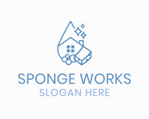 Sponge - House Sponge Cleaning logo design