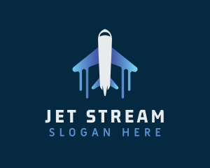 Jet - Airplane Tour Flight logo design