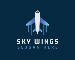 Airplane Tour Flight logo design