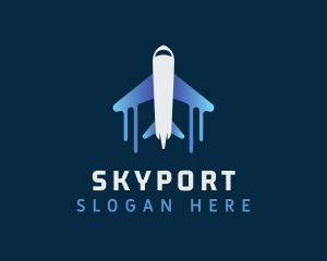 Airport - Airplane Tour Flight logo design