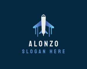 Airplane Tour Flight logo design