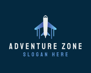 Airplane Tour Flight logo design