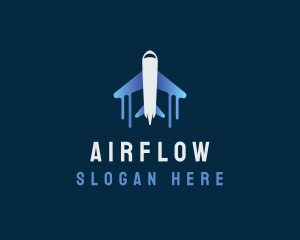 Airplane Tour Flight logo design