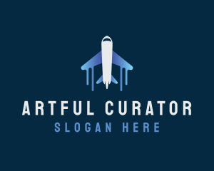 Airplane Tour Flight logo design