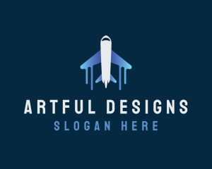 Airplane Tour Flight logo design