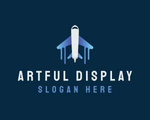 Airplane Tour Flight logo design